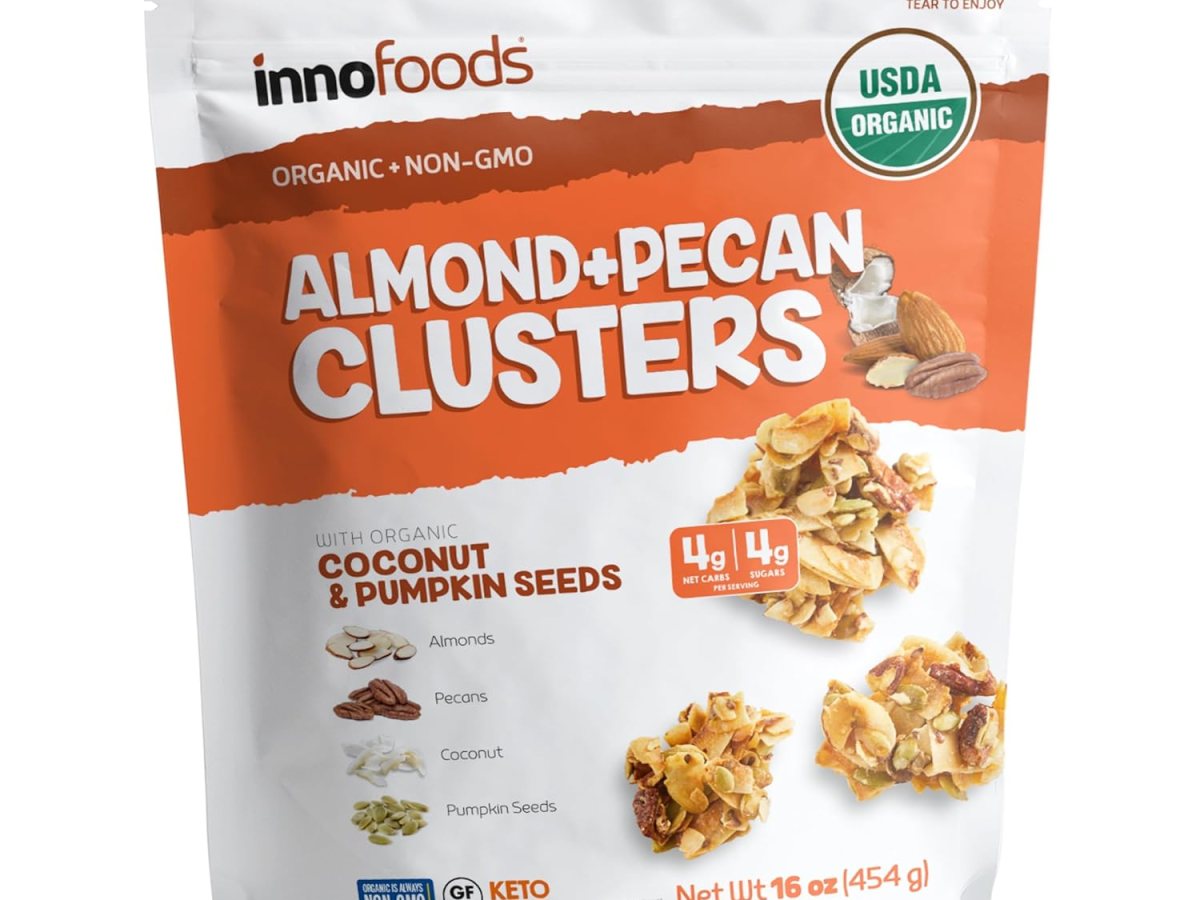 InnoFoods Organic Almond Clusters: The Keto Snack You Didn’t Know You&nbsp;Needed