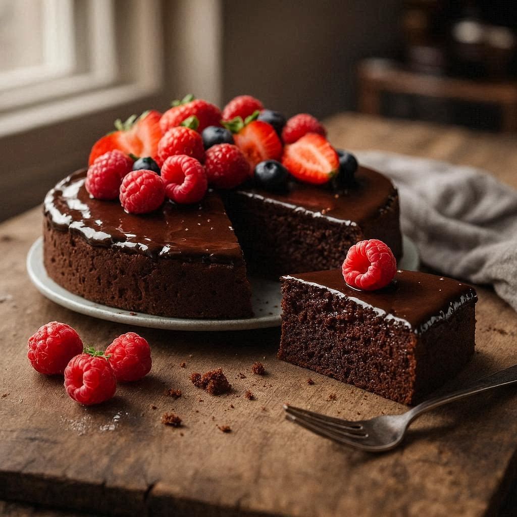 Keto Flourless Chocolate Cake 🍫