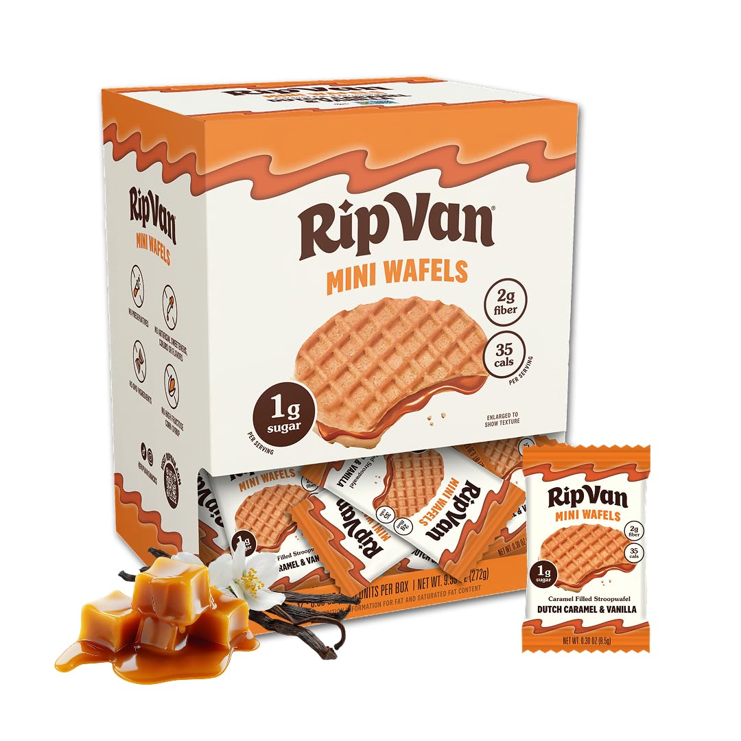 Rip Van Wafels Mini Stroopwafels: The Keto Snack That Makes Morning Coffee Even Better